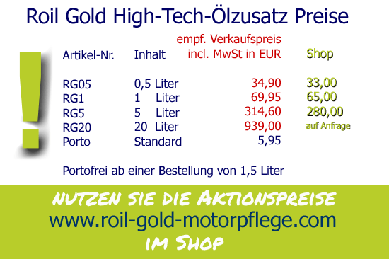 Roil Gold Preise